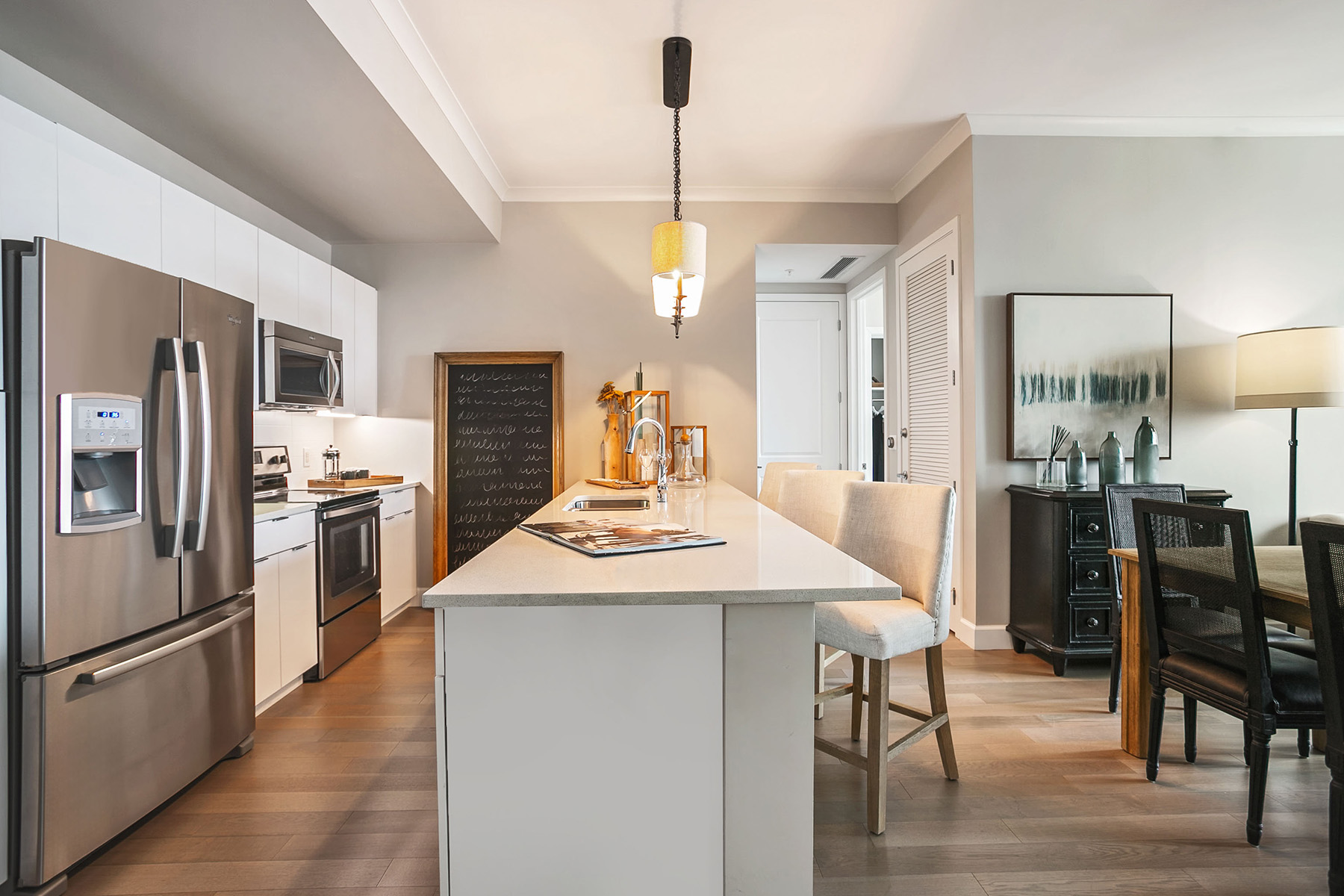 Atlanta, GA apartments in Chastain Park - The Residence Buckhead Atlanta wood flooring